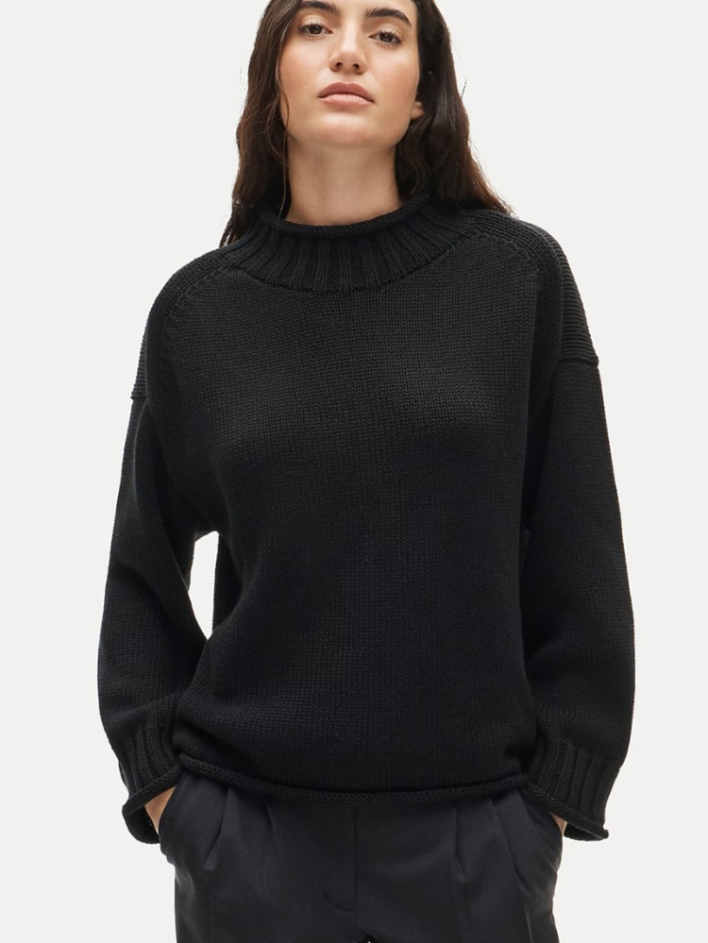 J.CREW Brand New Rollneck™ sweater Black